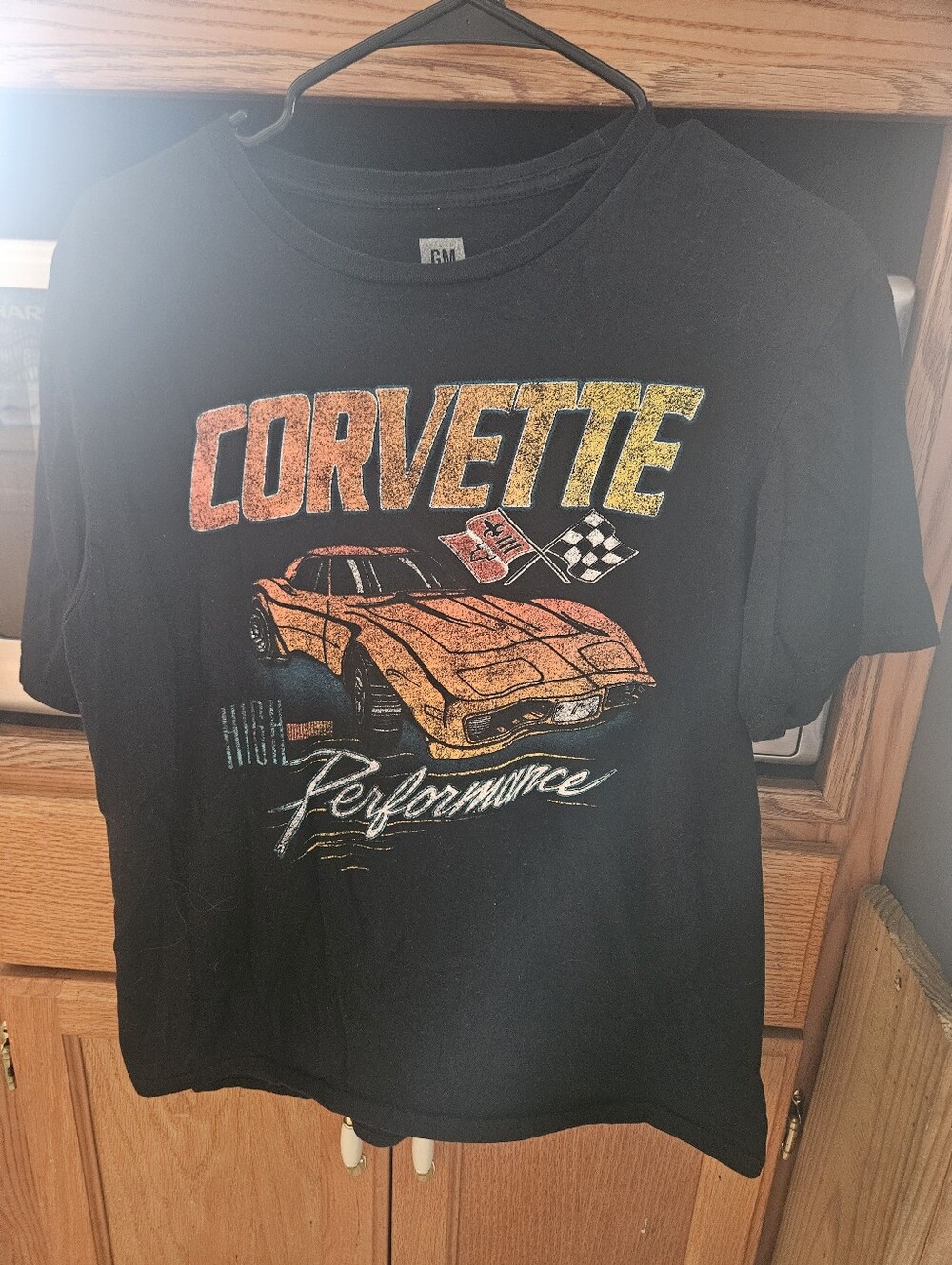 Corvette Performance Graphic Tee for womens- Black